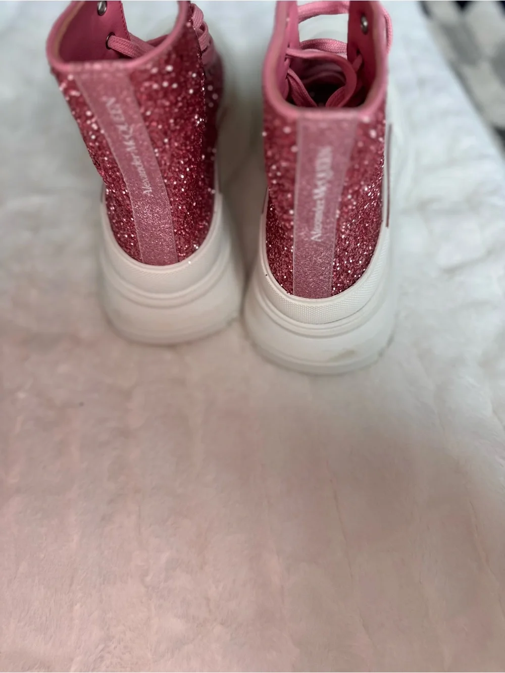 Alexander McQueen sparkling pink